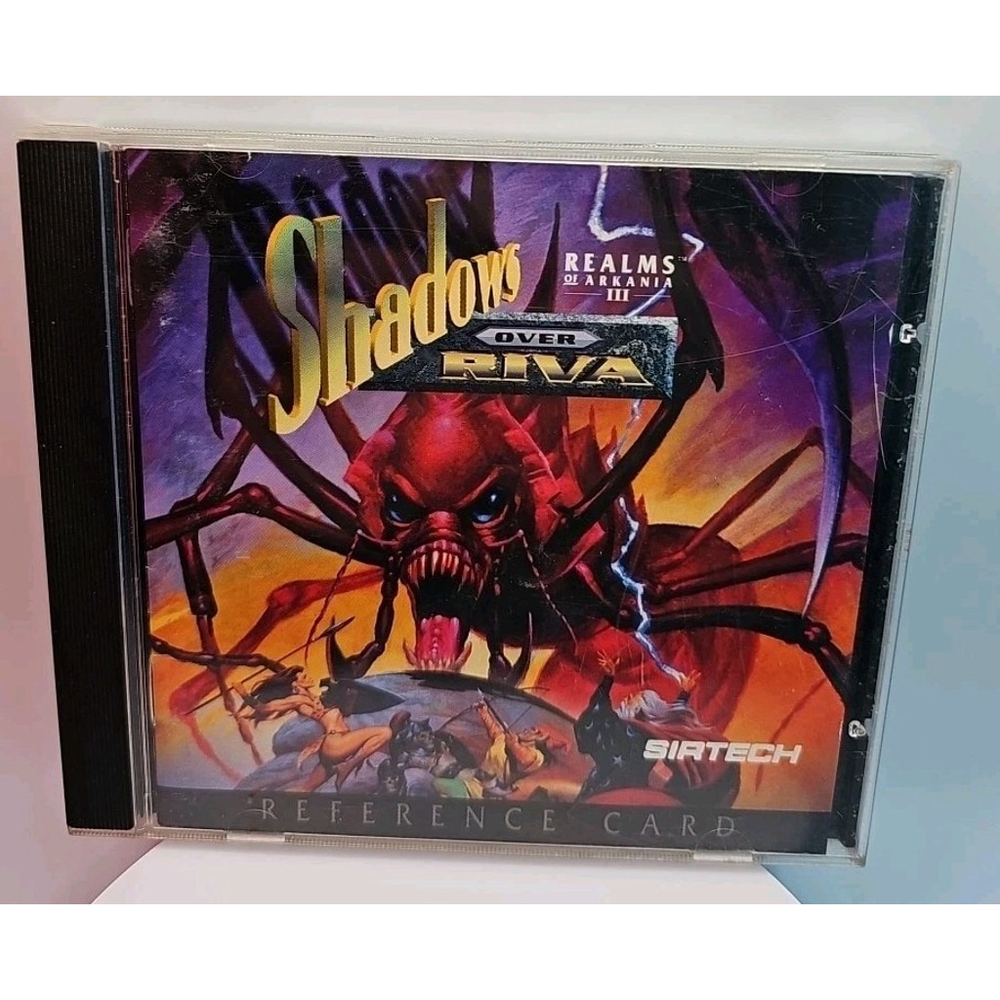 Realms of Arkania III Shadows Over Riva (PC, CD-ROM, 1997, Sirtech) With Manual